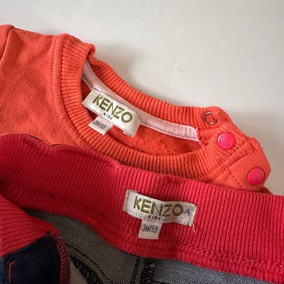 Kenzo Baby Anthea Tiger Outfit - Sweatshirt & Jeans - 3 Months - Picture 4 of 6